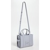 Marc Jacobs Women’s The Leather Small Tote Bag(Wolf Grey)