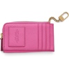Marc Jacobs Womens The Leather Top Zip Multi Wallet Cloud Blue Onesize(Bow Pink)