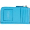 Marc Jacobs Womens The Leather Top Zip Multi Wallet Cloud Blue Onesize(Pool)