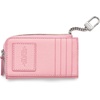 Marc Jacobs Womens The Leather Top Zip Multi Wallet Cloud Blue Onesize(Ribbon Pink)