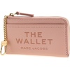 Marc Jacobs Womens The Leather Top Zip Multi Wallet Cloud Blue Onesize(pink)