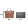 Marc Jacobs Women’s The Leather Tote Bag(Argan Oil)