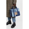 Marc Jacobs Women’s The Leather Tote Bag(Blue Denim)