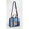 Marc Jacobs Women’s The Leather Tote Bag(Blue Denim)