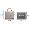 Marc Jacobs Women’s The Leather Tote Bag(Cement)