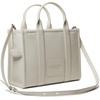 Marc Jacobs Women’s The Leather Tote Bag(Cotton/Silver)