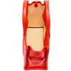 Marc Jacobs Women’s The Leather Tote Bag(Electric Orange)