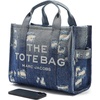 Marc Jacobs Women’s The Leather Tote Bag(Punk Indigo)