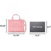 Marc Jacobs Women’s The Leather Tote Bag(Ribbon Pink)