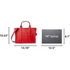 Marc Jacobs Women’s The Leather Tote Bag(True Red)