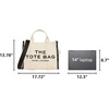 Marc Jacobs Women’s The Leather Tote Bag(Warm Sand)