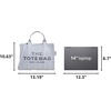 Marc Jacobs Women’s The Leather Tote Bag(Wolf Grey)