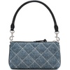 Marc Jacobs Women’s The Quilted Snapshot Pochette(Light Wash Indigo)
