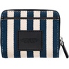 Marc Jacobs, Women’s, The Stripe Canvas Mini Compact Wallet, True Red Multi, One Size(Blue Sea Multi)
