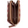 Marc Jacobs, Women’s, The Stripe Canvas Mini Compact Wallet, True Red Multi, One Size(True Red Multi)