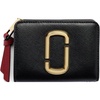 Marc Jacobs Womens The Blurred Floral Snapshot Mini Compact Wallet Ribbon Pink Multi One Size One Size(Black Multi)
