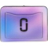 Marc Jacobs Womens The Blurred Floral Snapshot Mini Compact Wallet Ribbon Pink Multi One Size One Size(Blue Multi)
