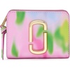 Marc Jacobs Womens The Blurred Floral Snapshot Mini Compact Wallet Ribbon Pink Multi One Size One Size(Ribbon Pink Multi)