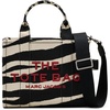 Marc Jacobs Women’s The Canvas Small Tote Bag(Black/White Zebra)