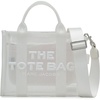 Marc Jacobs Women’s The Canvas Small Tote Bag(White Mesh)