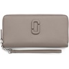 Marc Jacobs Womens The Leather Covered J Marc Continental Wallet Cement Onesize(Cement)