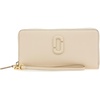 Marc Jacobs Womens The Leather Covered J Marc Continental Wallet Cement Onesize(Cloud White)