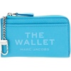 Marc Jacobs Womens The Leather Top Zip Multi Wallet Cloud Blue Onesize(Pool)