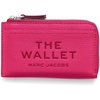 Marc Jacobs Womens The Leather Top Zip Multi Wallet Cloud Blue Onesize(Raspberry Pink)