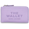 Marc Jacobs Womens The Leather Top Zip Multi Wallet Cloud Blue Onesize(Wisteria)