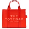 Marc Jacobs Women’s The Leather Tote Bag(Electric Orange)