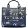 Marc Jacobs Women’s The Leather Tote Bag(Punk Indigo)