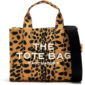 Marc Jacobs Women’s The Canvas Small Tote Bag(Cheetah Black Multi)