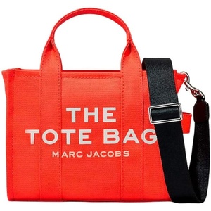 Marc Jacobs Women’s The Canvas Small Tote Bag(Electric Orange)