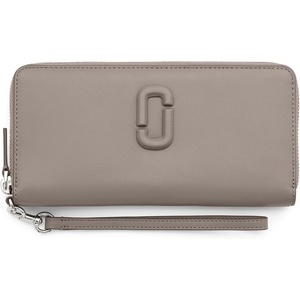 Marc Jacobs Womens The Leather Covered J Marc Continental Wallet Cement Onesize(Cement)