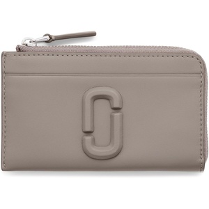 Marc Jacobs Women’s The Leather J Marc Top Zip Multi Wallet(Cement)