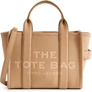 Marc Jacobs Women’s The Leather Small Tote Bag(Camel)