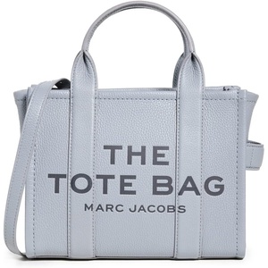 Marc Jacobs Women’s The Leather Small Tote Bag(Wolf Grey)