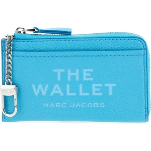 Marc Jacobs Womens The Leather Top Zip Multi Wallet Cloud Blue Onesize(Pool)