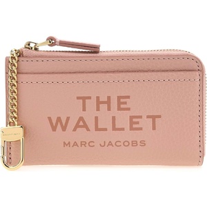 Marc Jacobs Womens The Leather Top Zip Multi Wallet Cloud Blue Onesize(pink)