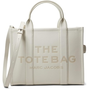 Marc Jacobs Women’s The Leather Tote Bag(Cotton/Silver)