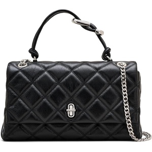Marc Jacobs Womens The Quilted Dual Convertible Shoulder Bag Black One Size
