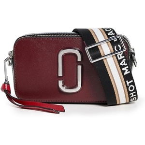 Marc Jacobs Women’s The Snapshot Crossbody(Oxblood Multi)