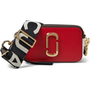 Marc Jacobs Women’s The Snapshot Crossbody(True Red Multi)