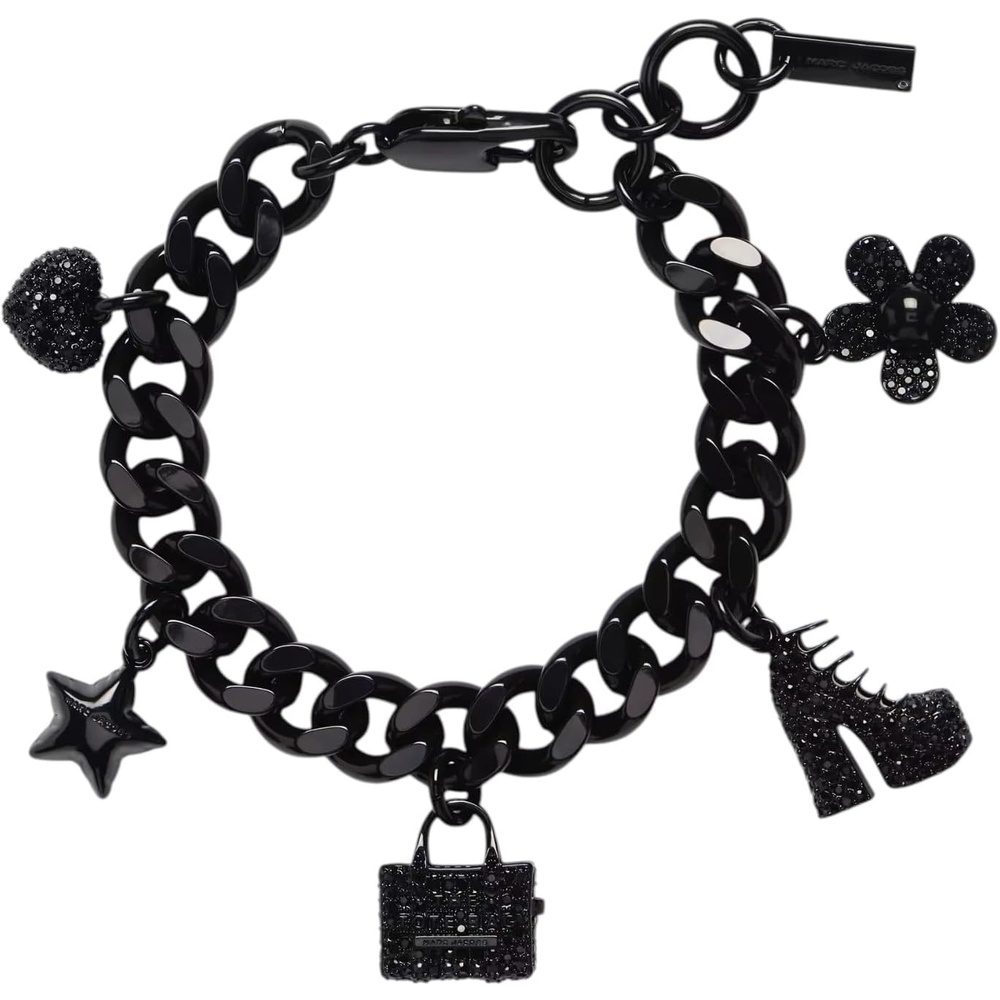 image:imageMarc Jacobs Charm BraceletBlack Pave Mini Icon