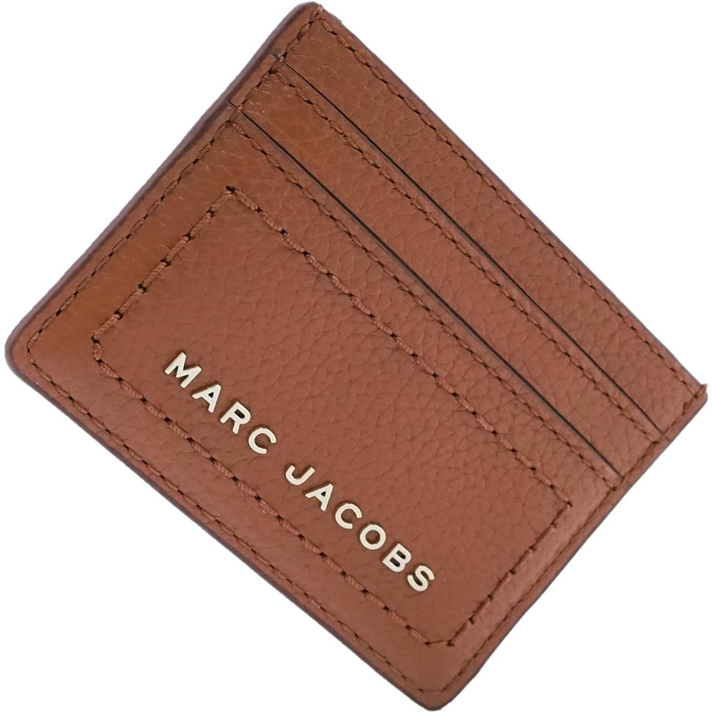 image:imageMarc Jacobs S102L01FA21 Smoked Almond With Gold Hardware Womens Daily Card Leather Case