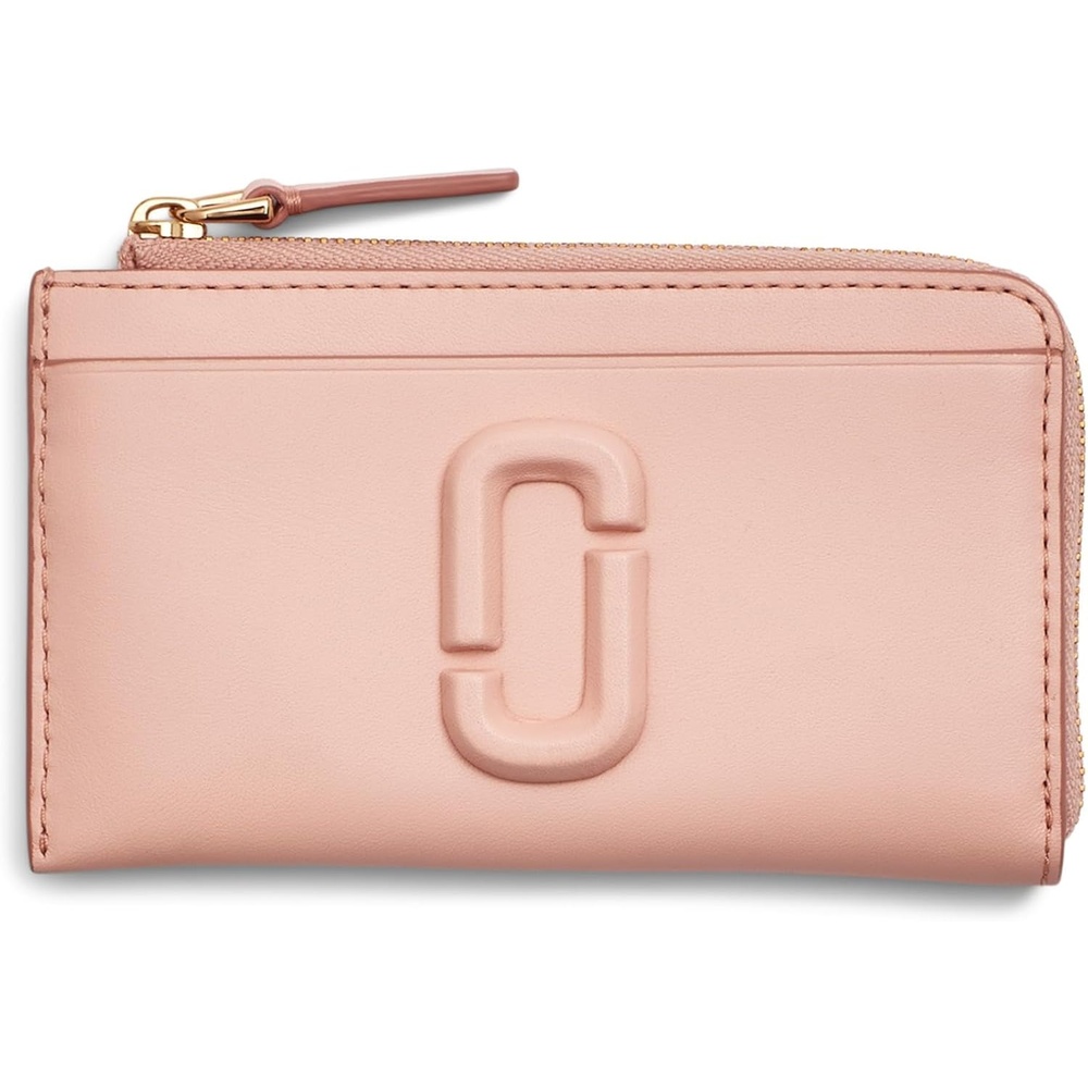 image:imageMarc Jacobs Womens The Leather J Marc Top Zip Multi Wallet Rose One SizeRose