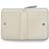 Marc Jacobs THE LEATHER MINI COMPACT WALLET(Cloud Blue)