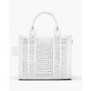 Marc Jacobs The Mini Crystal Canvas Tote(White Crystals)