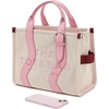 Marc Jacobs The Wavy Canvas Medium Tote Bag(Powder Pink/Ribbon Pink)