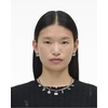 Marc Jacobs Women’s Mini Icon Charm Necklace(Silver Tone)